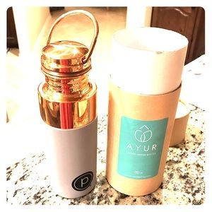 NIB pure barre copper water bottle